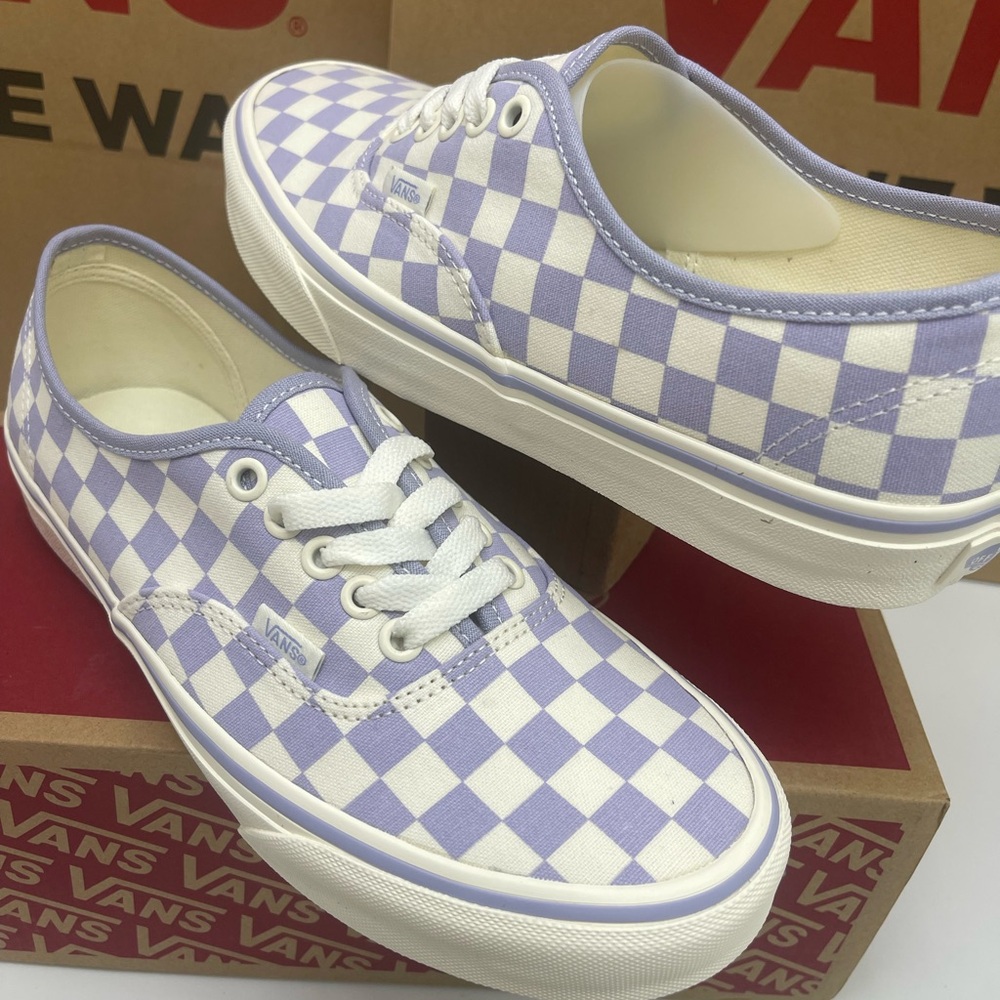 Vans WMNS Authentic
Checkerboard Lilac Sneakers 
VN000BW5LLC
 Lavender - Picture 12 of 16